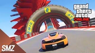 720 degree special roller coaster stunt race!! GTA 5 funny race jobs by Samozang