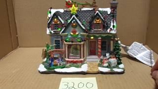 Lemax Village Collection Best Decorated House 25337 As-Is 3200