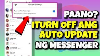 PAANO ITURN OFF ANG AUTO UPDATE NG MESSENGER | Riencyll Cabile Tutorial