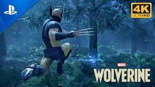 Marvels Wolverine Ps5 Exclusive Gameplay | Wolverine Original Voice revealed - 4K Ultra HD Gameplay