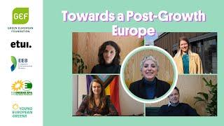 Towards a Post-growth Europe  |  Green European Foundation