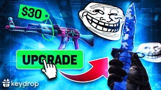 HOW I GOT FREE CSGO SKINS ON KEY-DROP!