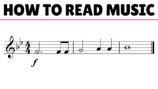 Learn To Read Music In 5 Mins! Beginner Saxophone Lesson [#5]