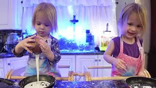 Twins experiment with corn starch