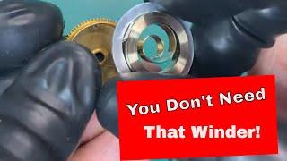 How To Install a Mainspring Without a Mainspring Winder