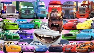 Looking For Disney Pixar Cars Lightning Mcqueen, Bubba Wheelhouse, Rescue Squad Mater, Chick Hicks