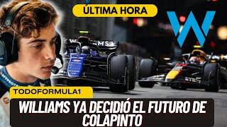 F1 HOY: Williams y el futuro de Colapinto: ¿sigue en la Fórmula 1?