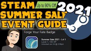 Steam Summer Sale 2021 Guide || Event, Badges, Cards, and Point Shop Rewards