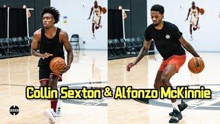 Collin Sexton & Alfonzo McKinnie Off Season Workout | Dribble | Footwork | Creating Space