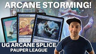 SIMIC SPLICE MILL STORM! This Pauper Twiddlestorm deck continuously loops its own card draw!