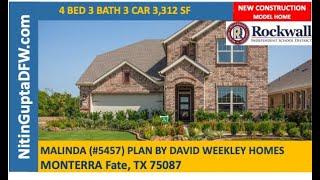 Malinda Plan By David Weekley Homes in Monterra in Fate, TX | Rockwall ISD New Construction Homes