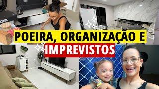 Rotina REAL na CASA NOVA: ORGANIZAÇÃO DA SALA e como está ficando a COZINHA dos NOSSOS SONHOS