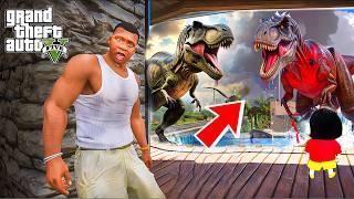 GTA 5 Telugu – Franklin&Shinchan ATTACKED by T-REX DINOSAURS! 