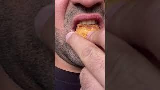 Asmr Nuggets sound frying and eating #asmr #asmrfood #nuggets