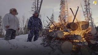 Охотники на волков.  Алданский улус. Якутия.