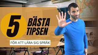 5 BÄSTA TIPSEN för att lära sig SPRÅK!!!