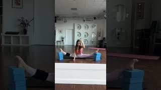 Stretch flexible legs challenge. Flexible girl #stretch #split #contortion #shorts