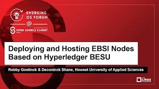 Deploying and Hosting EBSI Nodes Based on Hyperledger BESU - Robby Goetinck & Deconinck Shane