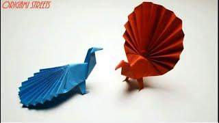 How to make Origami peacock from paper