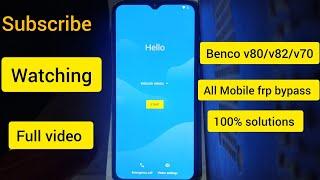 Lava Benco V80/V82/ V70 Frp Bypass |Lava Benco V80 V82 V70 Unlock Frp |Benco Google Account Recovery