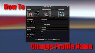 How to Change Profile Name - Quick and Easy, ATS and ETS2