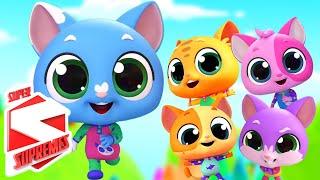 Five Little Kittens, Learn to Count Numbers for Kids by Super Supremes