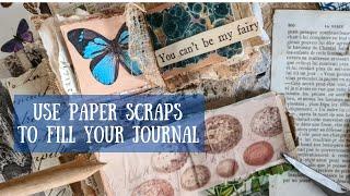 Use Paper Scraps to Fill Your Journal Pages