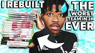 REBUILDING THE WORST TEAM IN EVERY NBA 2K GAME IN ONE VIDEO