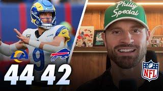 Rams Jump Bills, Eagles Hold On vs Panthers& Vikings Demolish Falcons | Chris Long Reactions