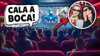 PARE de FALAR no CINEMA  e DESLIGA O CELULAR!!!