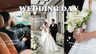 my perfect wedding in Korea  rolls royce chauffeur, signiel wedding bts, traditions and customs