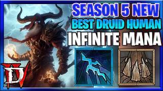 Diablo 4 Season 5 Best Druid Build Human : Infinite Spirit, Ultimate : Storm Slide : S Tier