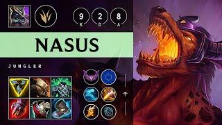 Nasus Jungle vs Zyra: Dominating - EUW Master Patch 14.24