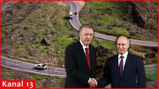 Zangezur Corridor discussion between Putin and Erdogan