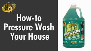 How to Pressure Wash Your House with Krud Kutter House & Siding Pressure Washer Concentrate