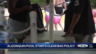 Louisville Parks and Recreation implements clear bag policy at all outdoor pools, water parks