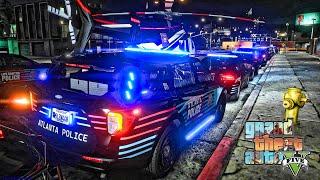 Playing GTA 5 As A POLICE OFFICER Gang Unit Patrol||  GTA 5 Lspdfr Mod|  4K