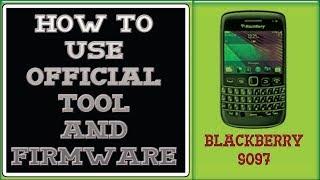 How To Flashing Blackberry 9097 Without any Box Using Official Tool and Firmware Easy