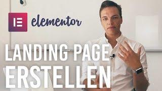 Landing Page erstellen KOSTENLOS mit Elementor Builder + WordPress - Tutorial 2018