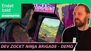 NINJA BRIGADE feat. Jonah Weingarten  Demo Playthrough by dev  On Kickstarter [ger] [PC]