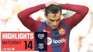 RAYO VALLECANO - FC BARCELONA 1-1| HIGHLIGHTS | FC Barcelona can't win at Vallecas