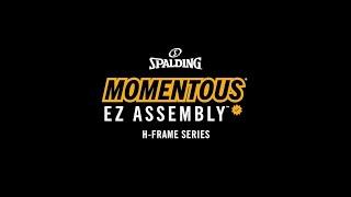 Folding Disassembly of the Spalding Momentous EZ Assembly H-Frame Basketball Hoop