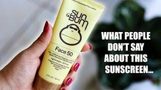 I DID NOT EXPECT THIS... SUN BUM FACE SUNSCREEN SPF 50 REVIEW | Zulayla