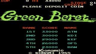 Green Beret  1985 Konami Mame Retro Arcade Games