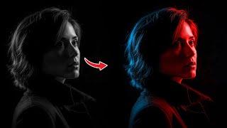 Photoshop for beginners How to make Doul Light Effect in Photoshop