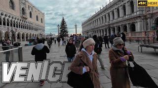  Venice Italy DECEMBER Walk Tour in The Coldest Day