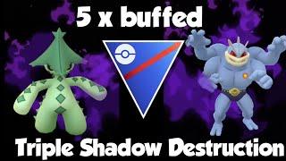 THE FASTEST & MOST DESTRUCTIVE TEAM FOR SEASON 20 Great League FT Shadow Ninetales Machamp Cacturne