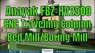 Anayak FBZ-HV2500 Traveling Column Boring Mill