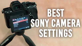 The Best Sony Camera Settings!