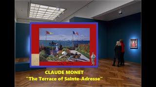 Claude Monet Reimagined: Exclusive Art Collage with Portrait, Letter & Signature!